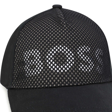 Gorra BOSS negra para niños y adolescentes